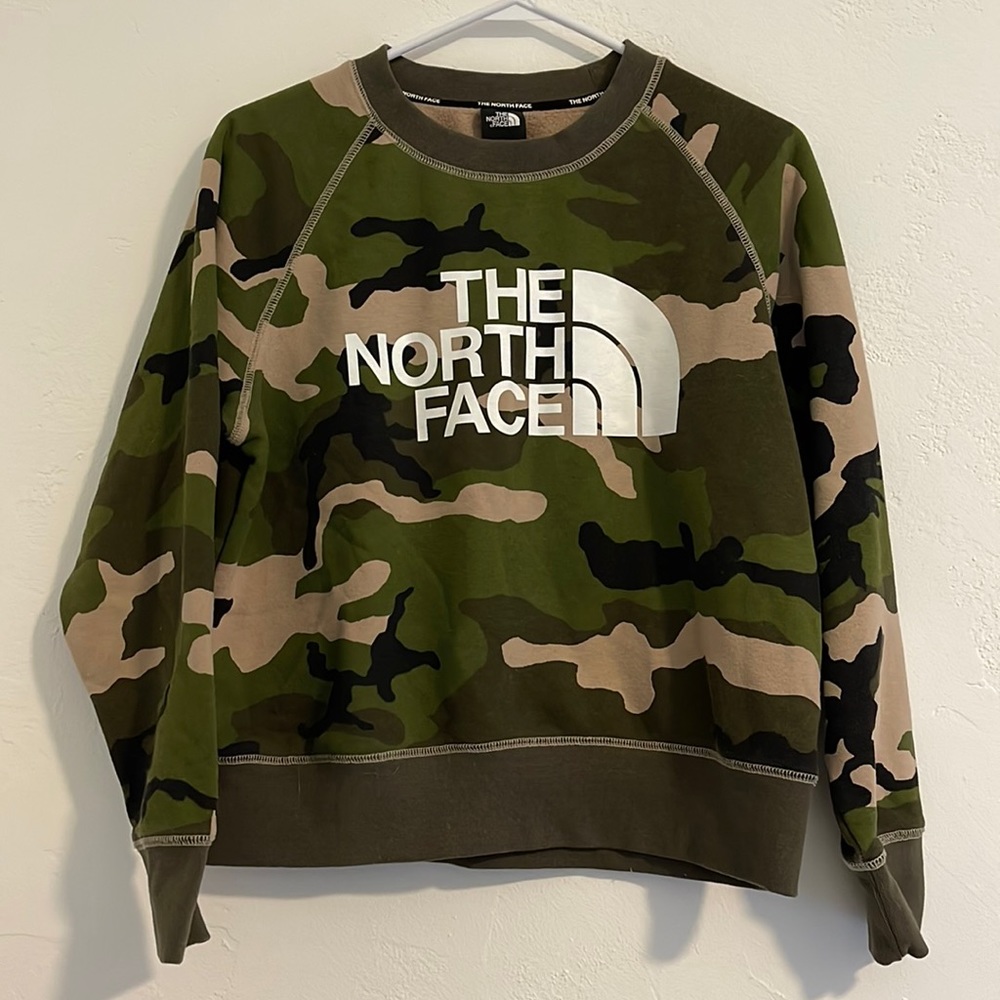 The North Face camp sweatshirt.